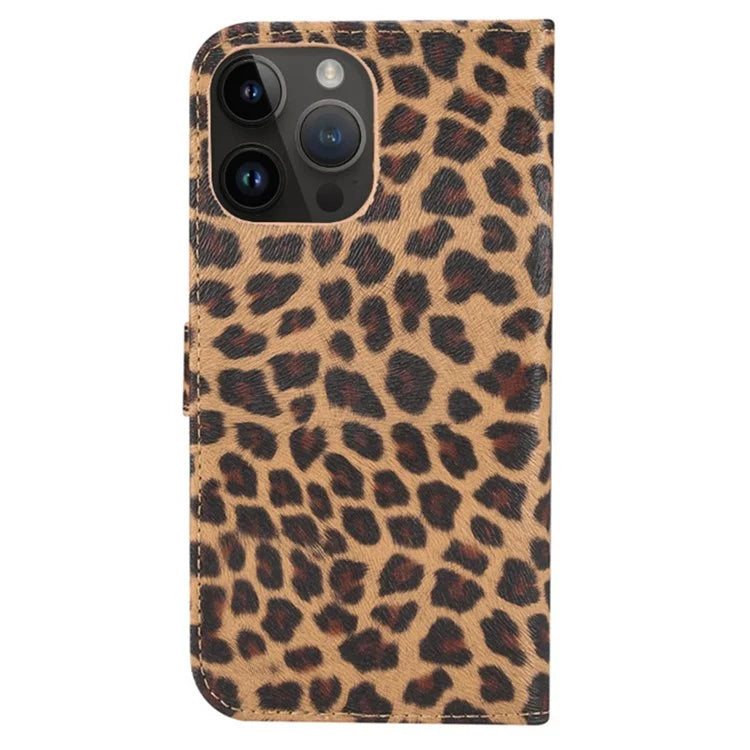 For iPhone 15 Pro Phone Case PU Leather Wallet Phone Cover