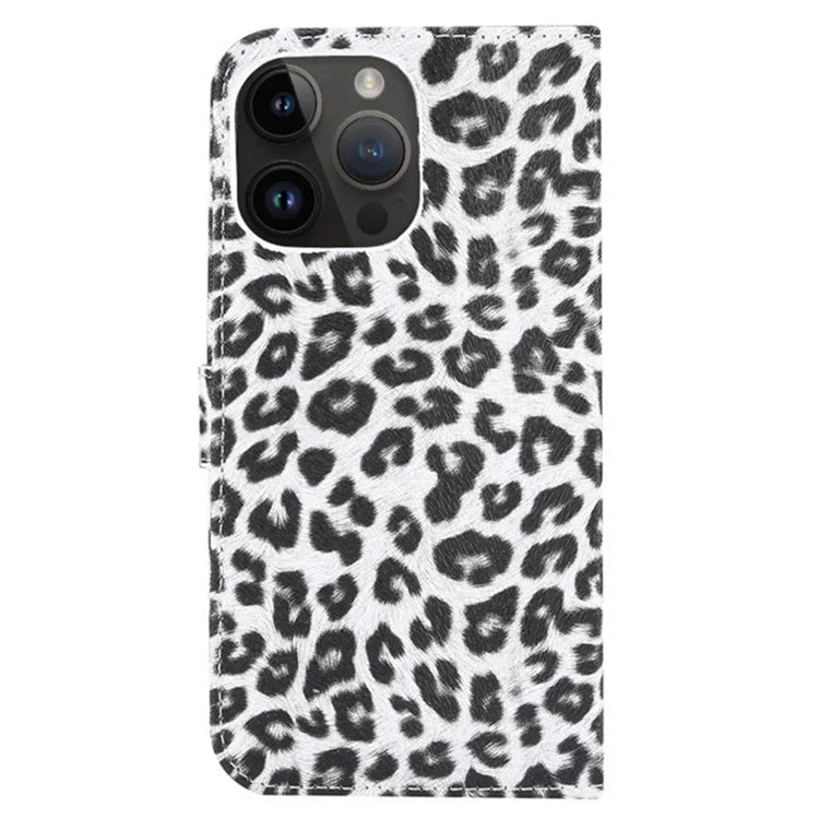 For iPhone 15 Pro Phone Case PU Leather Wallet Phone Cover