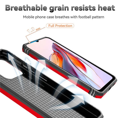 For Xiaomi Redmi 12C 4G Case Slide Camera Shield Rotatory Kickstand PC+TPU Phone Cover