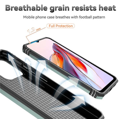 For Xiaomi Redmi 12C 4G Case Slide Camera Shield Rotatory Kickstand PC+TPU Phone Cover