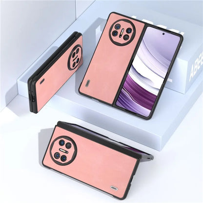 ABEEL For Huawei Mate X5 Case Retro Texture PU Leather Coated Phone Cover