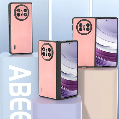 ABEEL For Huawei Mate X5 Case Retro Texture PU Leather Coated Phone Cover