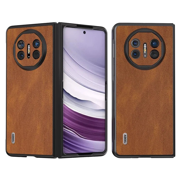 ABEEL For Huawei Mate X5 Case Retro Texture PU Leather Coated Phone Cover