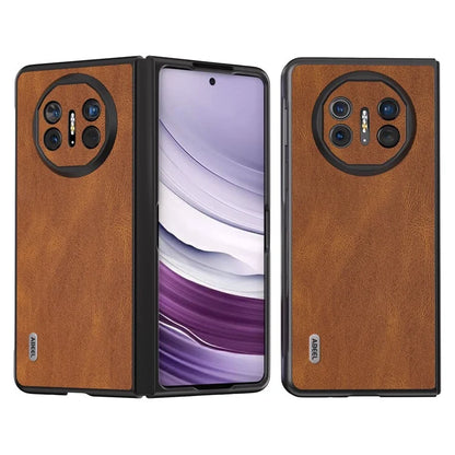 ABEEL For Huawei Mate X5 Case Retro Texture PU Leather Coated Phone Cover