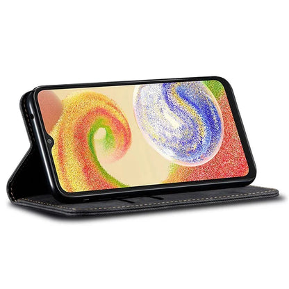 For Samsung Galaxy A05 4G Case Anti-Scratch PU Leather Phone Shell Wallet