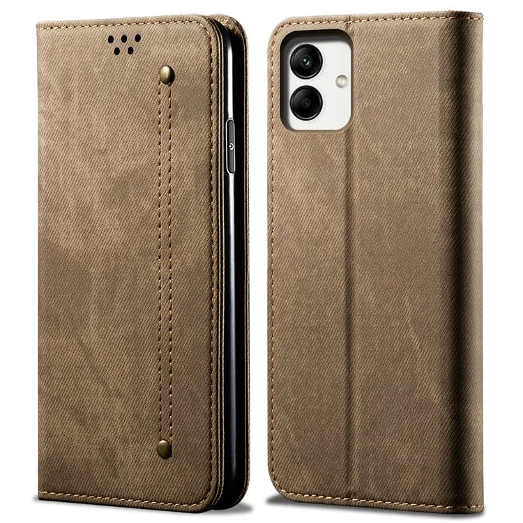 For Samsung Galaxy A05 4G Case Anti-Scratch PU Leather Phone Shell Wallet