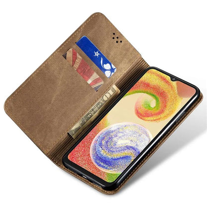 For Samsung Galaxy A05 4G Case Anti-Scratch PU Leather Phone Shell Wallet