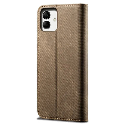 For Samsung Galaxy A05 4G Case Anti-Scratch PU Leather Phone Shell Wallet