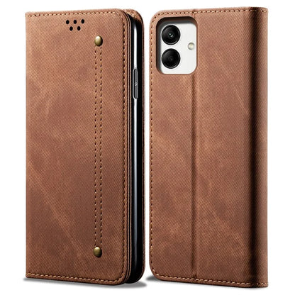 For Samsung Galaxy A05 4G Case Anti-Scratch PU Leather Phone Shell Wallet