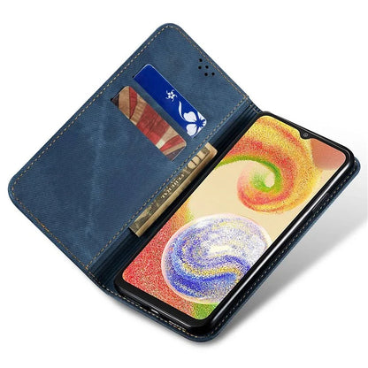 For Samsung Galaxy A05 4G Case Anti-Scratch PU Leather Phone Shell Wallet