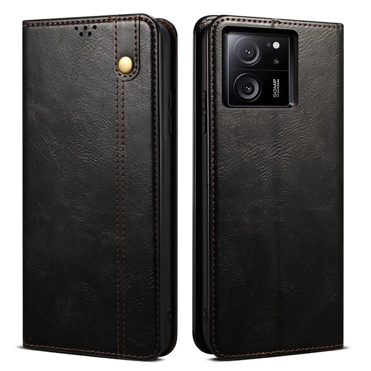 For Xiaomi Redmi K60 Ultra / 13T Pro / 13T Case Stand Wallet Leather Phone Shell PU Leather Cover