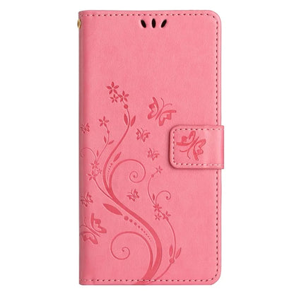 For Samsung Galaxy A25 5G (Global) (161.0 x 76.5 x 8.3mm) Case Butterfly Imprint Wallet PU Leather Phone Cover