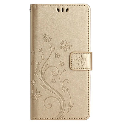 For Samsung Galaxy A25 5G (Global) (161.0 x 76.5 x 8.3mm) Case Butterfly Imprint Wallet PU Leather Phone Cover