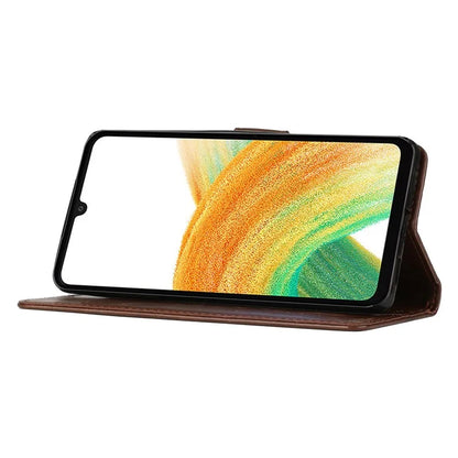 For Samsung Galaxy A25 5G (Global) (161.0 x 76.5 x 8.3mm) Case Butterfly Imprint Wallet PU Leather Phone Cover