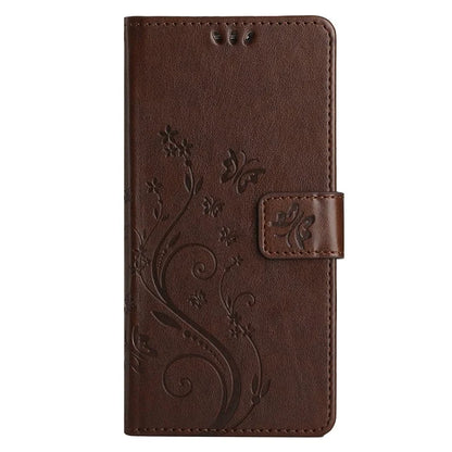 For Samsung Galaxy A25 5G (Global) (161.0 x 76.5 x 8.3mm) Case Butterfly Imprint Wallet PU Leather Phone Cover
