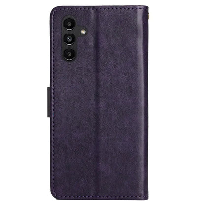 For Samsung Galaxy A25 5G (Global) (161.0 x 76.5 x 8.3mm) Case Butterfly Imprint Wallet PU Leather Phone Cover