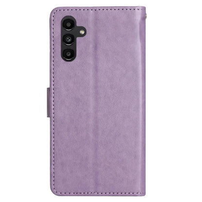 For Samsung Galaxy A25 5G (Global) (161.0 x 76.5 x 8.3mm) Case Butterfly Imprint Wallet PU Leather Phone Cover