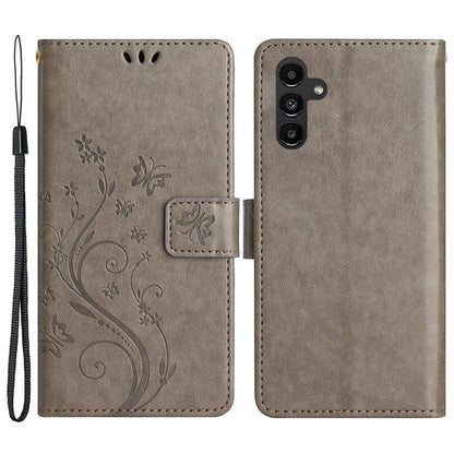 For Samsung Galaxy A25 5G (Global) (161.0 x 76.5 x 8.3mm) Case Butterfly Imprint Wallet PU Leather Phone Cover