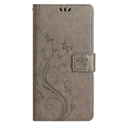 For Samsung Galaxy A25 5G (Global) (161.0 x 76.5 x 8.3mm) Case Butterfly Imprint Wallet PU Leather Phone Cover