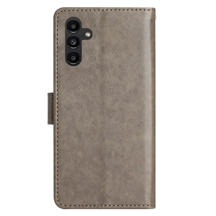 For Samsung Galaxy A25 5G (Global) (161.0 x 76.5 x 8.3mm) Case Butterfly Imprint Wallet PU Leather Phone Cover