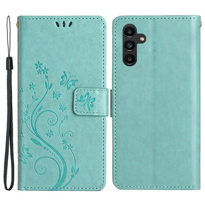 For Samsung Galaxy A25 5G (Global) (161.0 x 76.5 x 8.3mm) Case Butterfly Imprint Wallet PU Leather Phone Cover