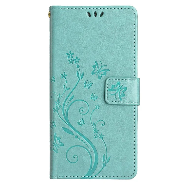 For Samsung Galaxy A25 5G (Global) (161.0 x 76.5 x 8.3mm) Case Butterfly Imprint Wallet PU Leather Phone Cover