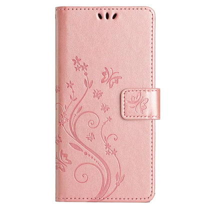 For Samsung Galaxy A25 5G (Global) (161.0 x 76.5 x 8.3mm) Case Butterfly Imprint Wallet PU Leather Phone Cover