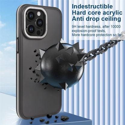 For iPhone 14 Pro Max Case Matte Dual Color TPU+PC Drop Proof Phone Cover
