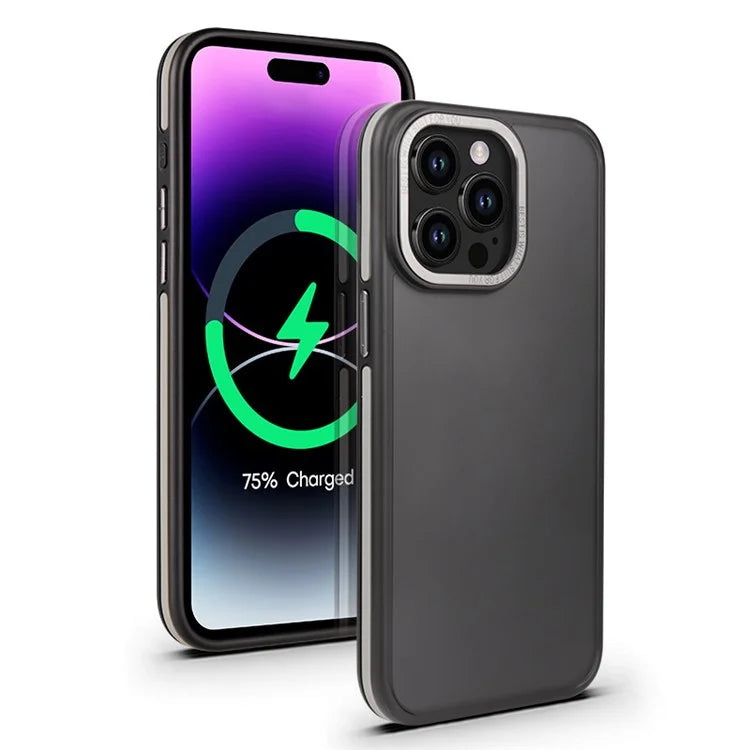 For iPhone 14 Pro Max Case Matte Dual Color TPU+PC Drop Proof Phone Cover