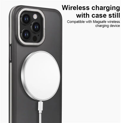 For iPhone 14 Pro Max Case Matte Dual Color TPU+PC Drop Proof Phone Cover