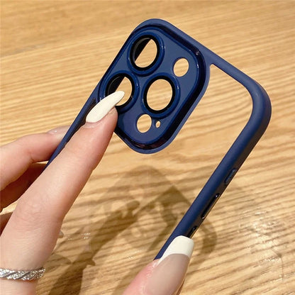 Glass+TPU+PC Shell For iPhone 14 Pro Max Case Clear Phone Cover