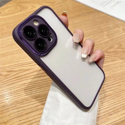 Glass+TPU+PC Shell For iPhone 14 Pro Max Case Clear Phone Cover