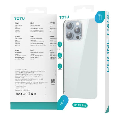 TOTU PC-01 For iPhone 15 Plus TPU Case Precise Cutout Anti-scratch Phone Cover