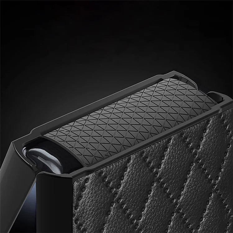 For Samsung Galaxy Z Flip5 5G Case PU Leather+PC Rhombus Grid Phone Cover with Small Screen Film