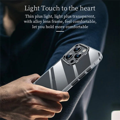 SULADA For iPhone 13 Pro Max Case TPU+PC Shell Camera Kickstand Clear Phone Cover