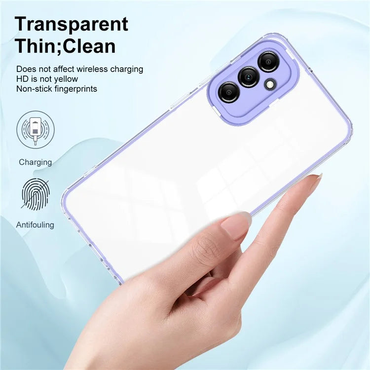 For Samsung Galaxy M54 5G / F54 5G Case TPU+PC Clear Shockproof Phone Cover