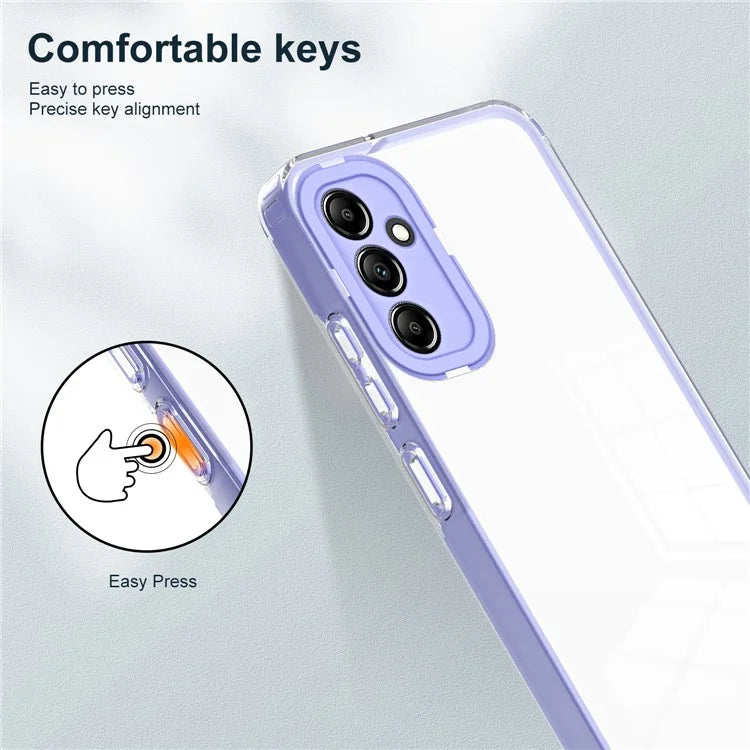 For Samsung Galaxy M54 5G / F54 5G Case TPU+PC Clear Shockproof Phone Cover
