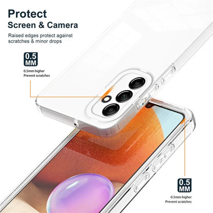 For Samsung Galaxy M54 5G / F54 5G Case TPU+PC Clear Shockproof Phone Cover