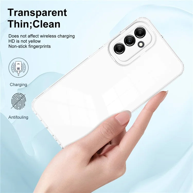 For Samsung Galaxy M54 5G / F54 5G Case TPU+PC Clear Shockproof Phone Cover