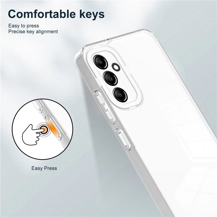 For Samsung Galaxy M54 5G / F54 5G Case TPU+PC Clear Shockproof Phone Cover