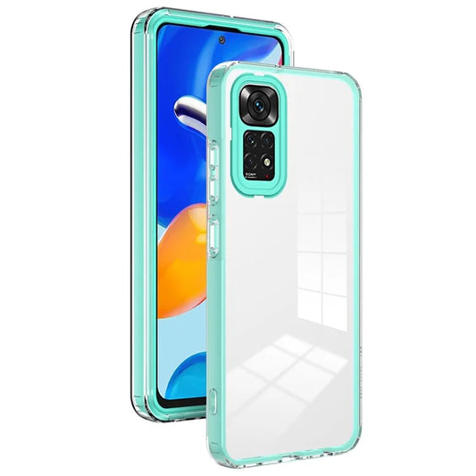 For Xiaomi Redmi Note 12S 4G / 11S 4G / Note 11 4G (Qualcomm) Case TPU + PC Clear Back Phone Cover