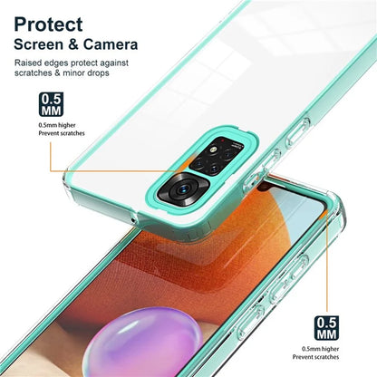 For Xiaomi Redmi Note 12S 4G / 11S 4G / Note 11 4G (Qualcomm) Case TPU + PC Clear Back Phone Cover