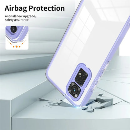 For Xiaomi Redmi Note 12S 4G / 11S 4G / Note 11 4G (Qualcomm) Case TPU + PC Clear Back Phone Cover