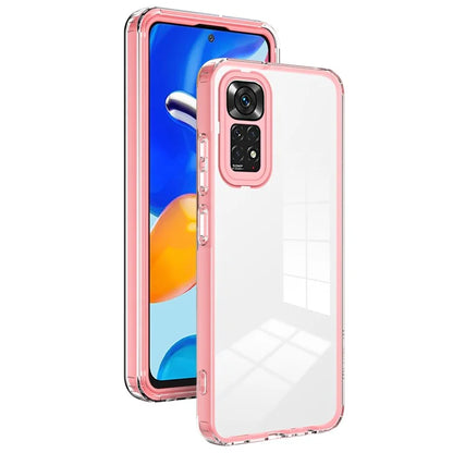 For Xiaomi Redmi Note 12S 4G / 11S 4G / Note 11 4G (Qualcomm) Case TPU + PC Clear Back Phone Cover