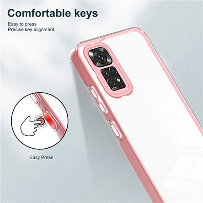 For Xiaomi Redmi Note 12S 4G / 11S 4G / Note 11 4G (Qualcomm) Case TPU + PC Clear Back Phone Cover