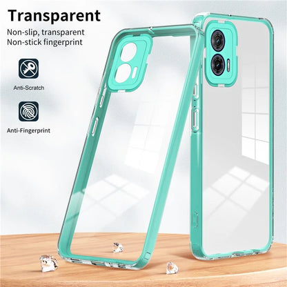For Motorola Moto G53 5G Case TPU+PC Clear Back Color Edge Cellphone Cover