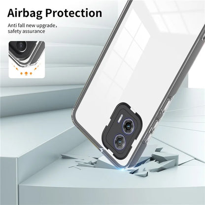 For Motorola Moto G53 5G Case TPU+PC Clear Back Color Edge Cellphone Cover