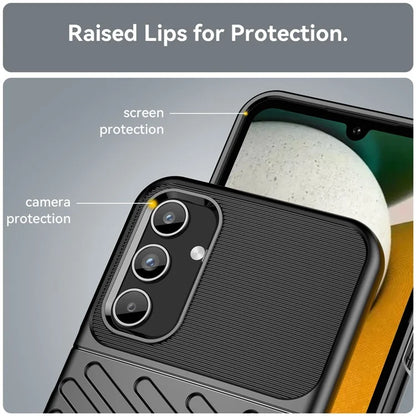 Thunder Series For Samsung Galaxy A15 5G Case Thicken TPU Cell Phone Cover Protective Shell