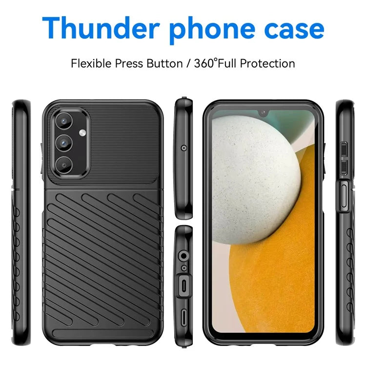 Thunder Series For Samsung Galaxy A15 5G Case Thicken TPU Cell Phone Cover Protective Shell
