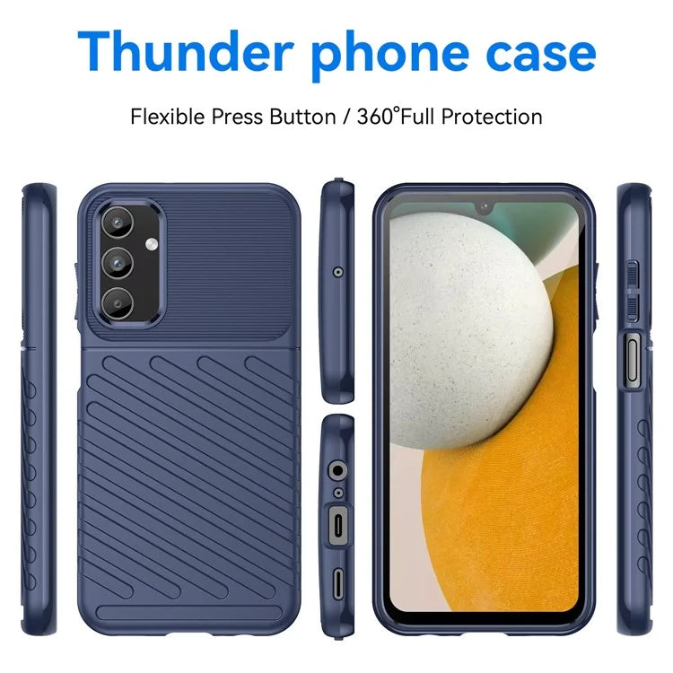 Thunder Series For Samsung Galaxy A15 5G Case Thicken TPU Cell Phone Cover Protective Shell